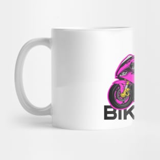 Girl bike pink rider Mug